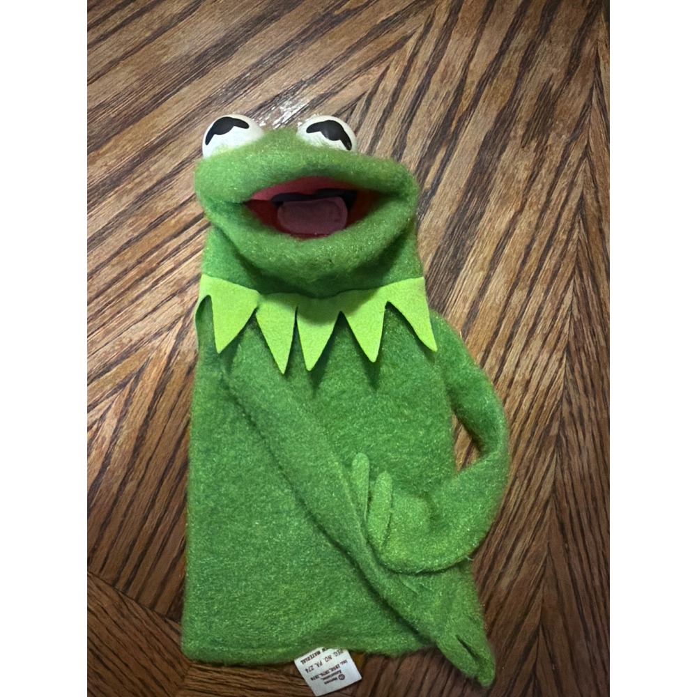 Vintage Fisher-Price Kermit the Frog Hand Puppet Jim Henson Muppets 860 1978